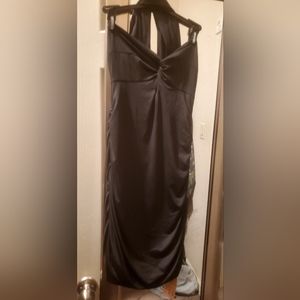 NWOT SHESEEWORLD  womens black bodycon backless halter dress large